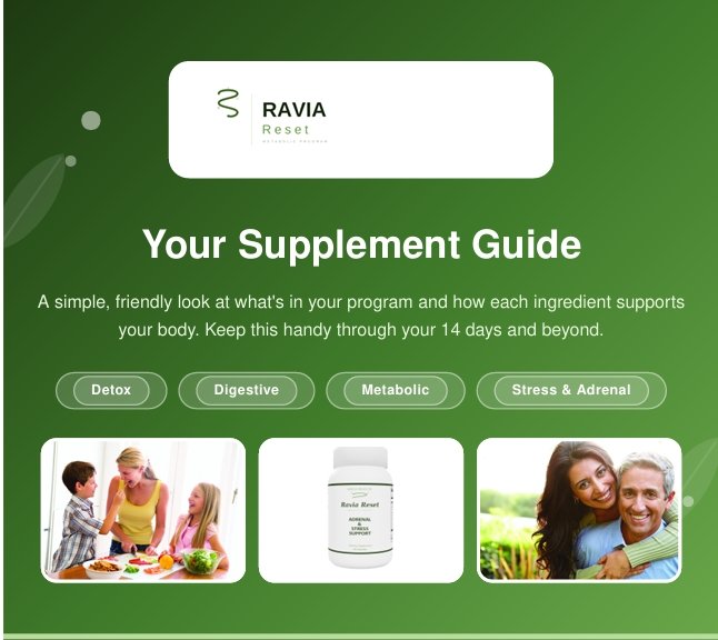Ravia Ultra Gut Health Guide